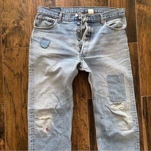 VTG Levi’s 501 Denim Jeans Unique 36x33 November 2000 none Selvedge LVC